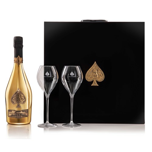 Armand de Brignac Gold Deux Flutes limited edition gift pack - Top-Rated